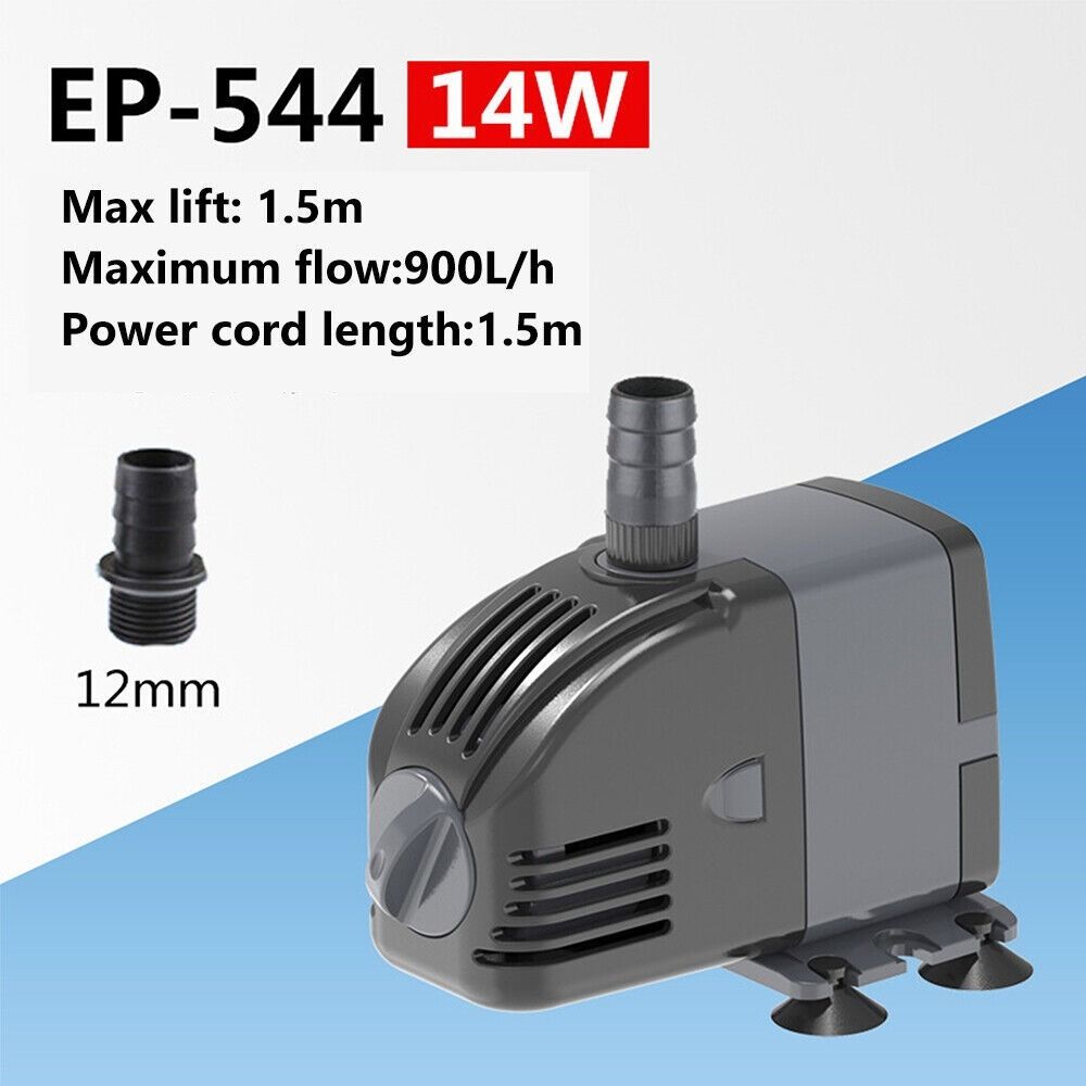 Outdoor Garden Tank Bottom Aquarium Water Pumps Pump Filter Submersible