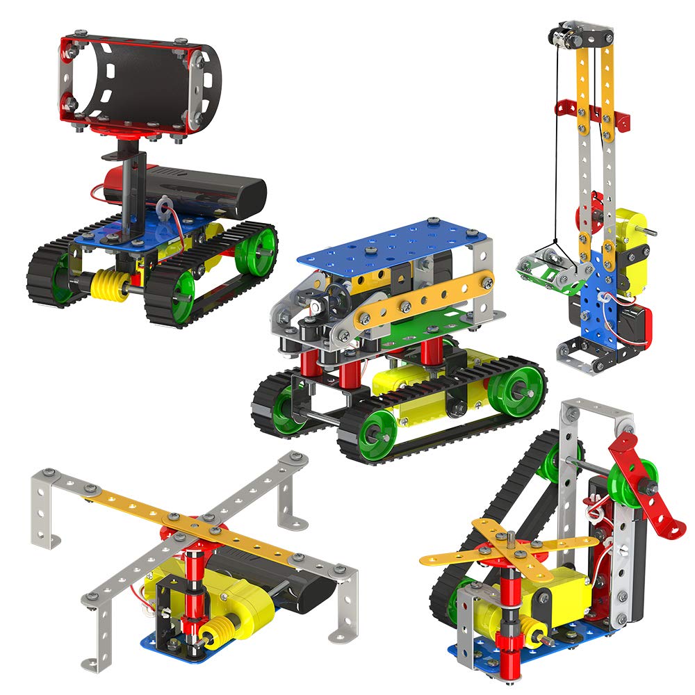 Zephyr Robotix 2 Motorized Educational Toy Building Blocks Construction Set, for Boys and Girls-01063. 
