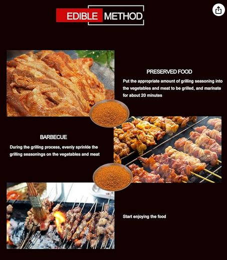 Chinese BBQ powder, Barbecue Grill Seasoning 500gm