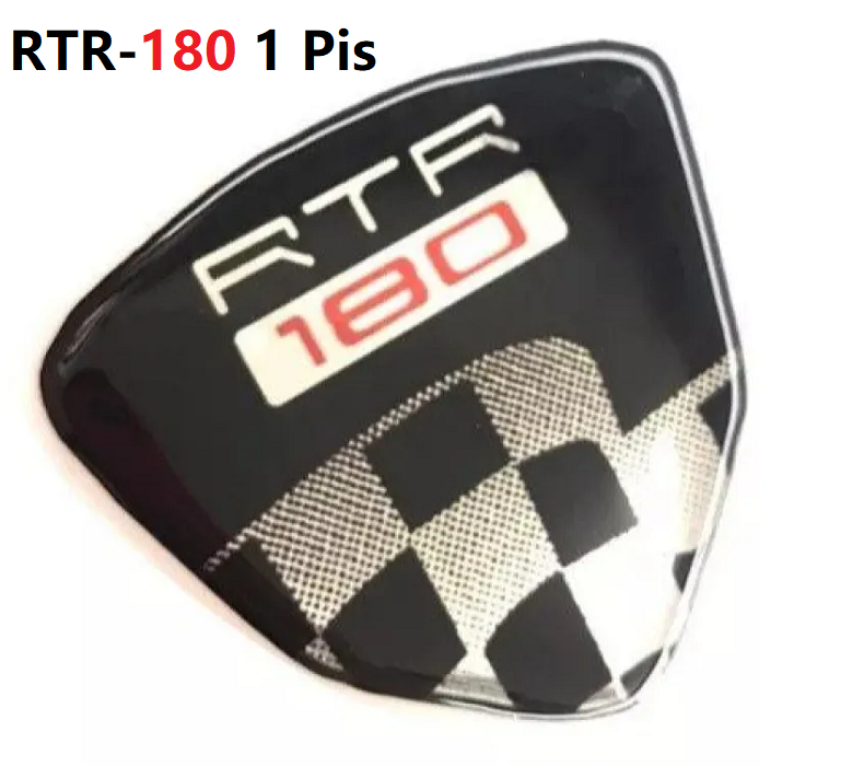 Apache RTR 180 dash board sticker for motorcycle- 1 pcs Sticker -silver