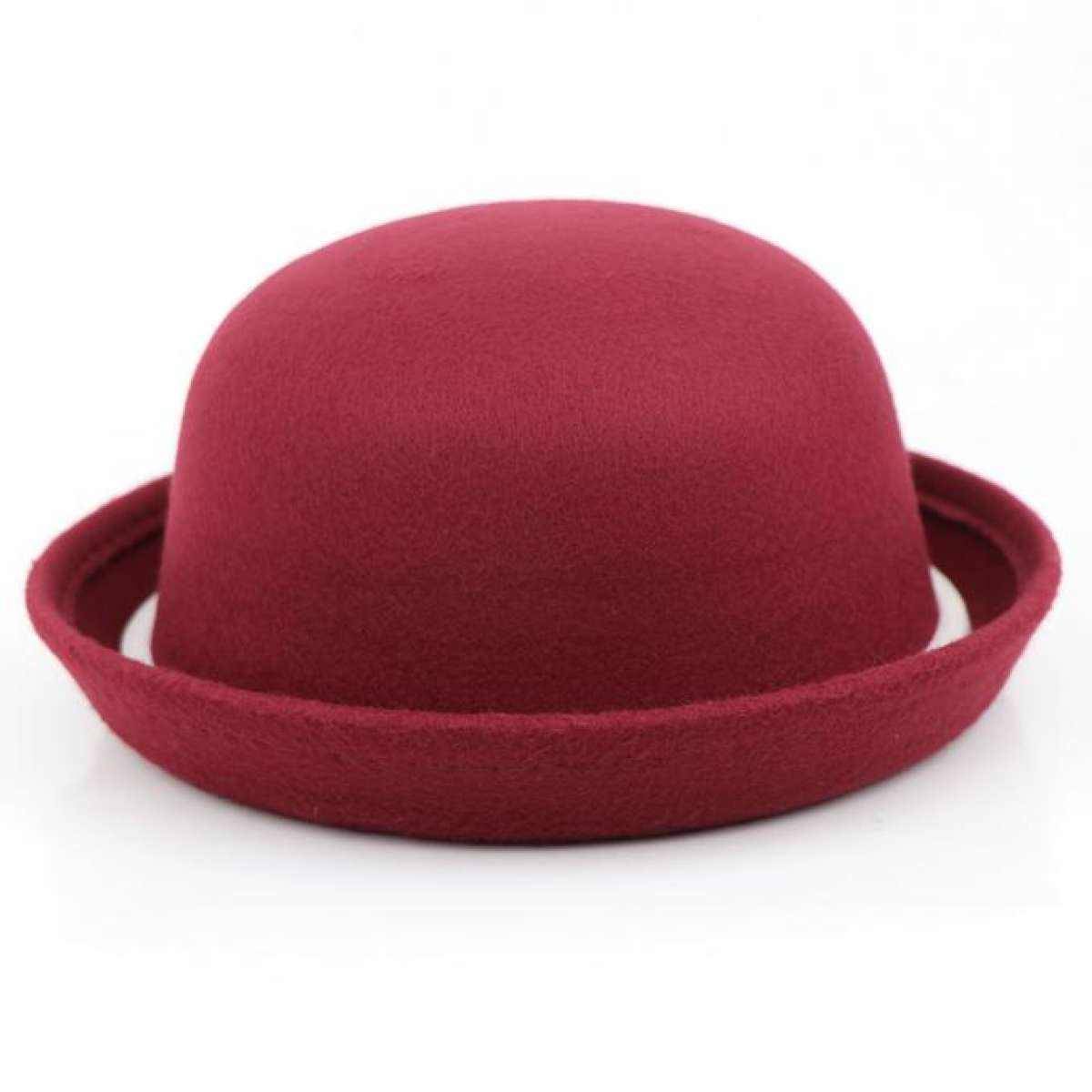 Bowler Hat Colour: BBlue Synthetic Dhoom 3 Bowler Felt Round Hat For Menlue Material: Felt Ideal for Party and Casual.. 