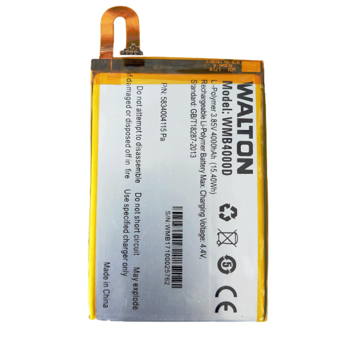 Walton GM2 (WM-B4000D) Replacement Battery 4000mAh Mobile Phone Batteries
