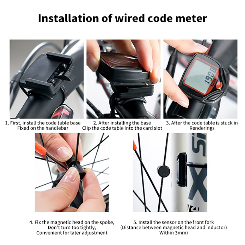 Bicycle Code Table Shuntung 548b Mountain Bike English Code Table 563b Road Speedometer Odometer Cycling Equipment Sunlight Mall. 