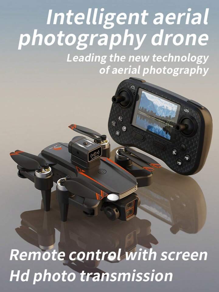 JS26H Display Screen Remote Control Long Battery Life HD Aerial Photography Drone, Brushless Motor Quadcopter, High Cost-Performance Beginner-Friendly Model. 
