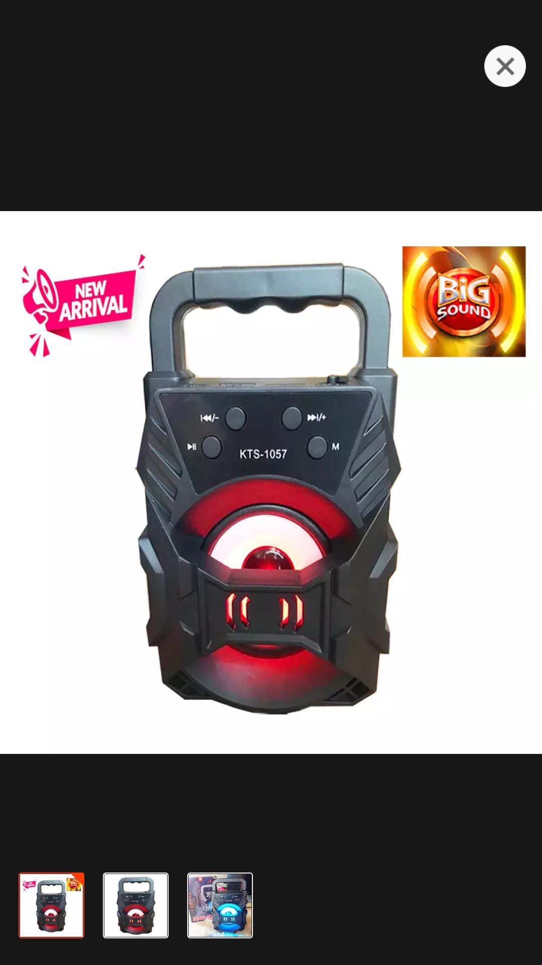 Bluetooth Speaker KTS 1057 Wirless protable Speaker with microSd card slot and usb slot. 