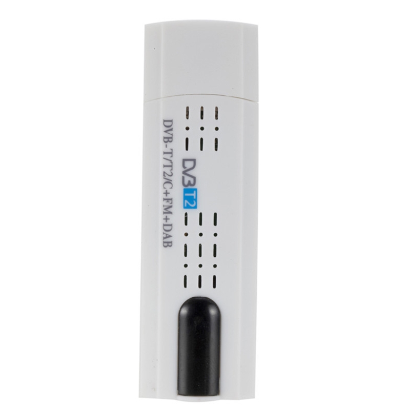 Cyfrowy Tuner satelitarny DVB T2 TV Stick USB z anteną zdalną H D USB odbiornik TV DVB-T2/DVB-T/DVB-C/FM/DAB TV Stick USB. 