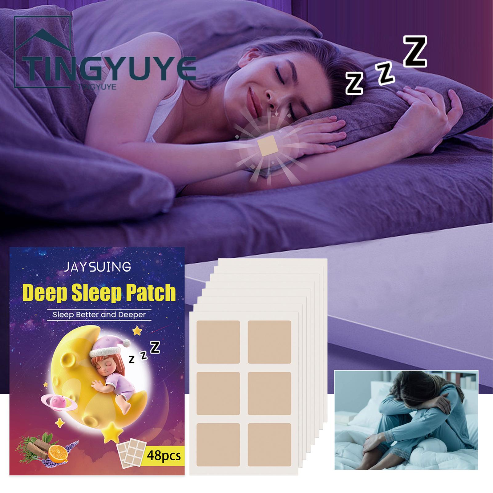 Sleep Support Patch Sleep Well with 48pcs Quick-acting Deep Sleep Patches Natural Comfortable Non-irritating Calm Sleep Patch