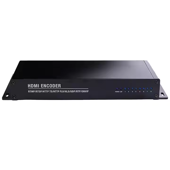 8 Channel HDMI IPTV Facebook Youtube Live Streaming H.264 Video HD Encoder. 