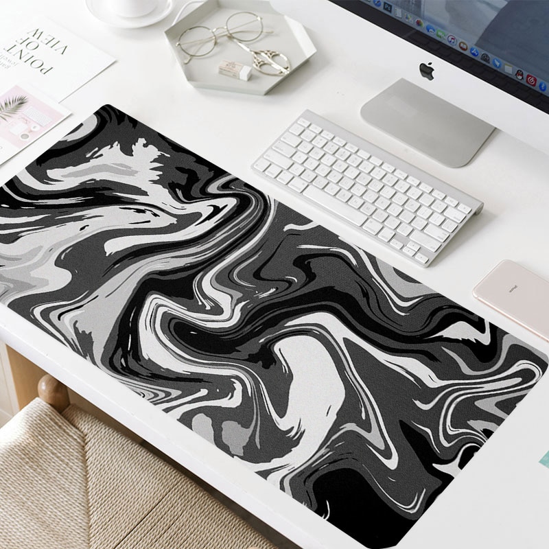 【happy one】Art Strata Liquid Mouse Large Gaming Mousepad Compute Mouse Mat Gamer Stitching Desk Mat XXL PC Keyboard Mouse. 