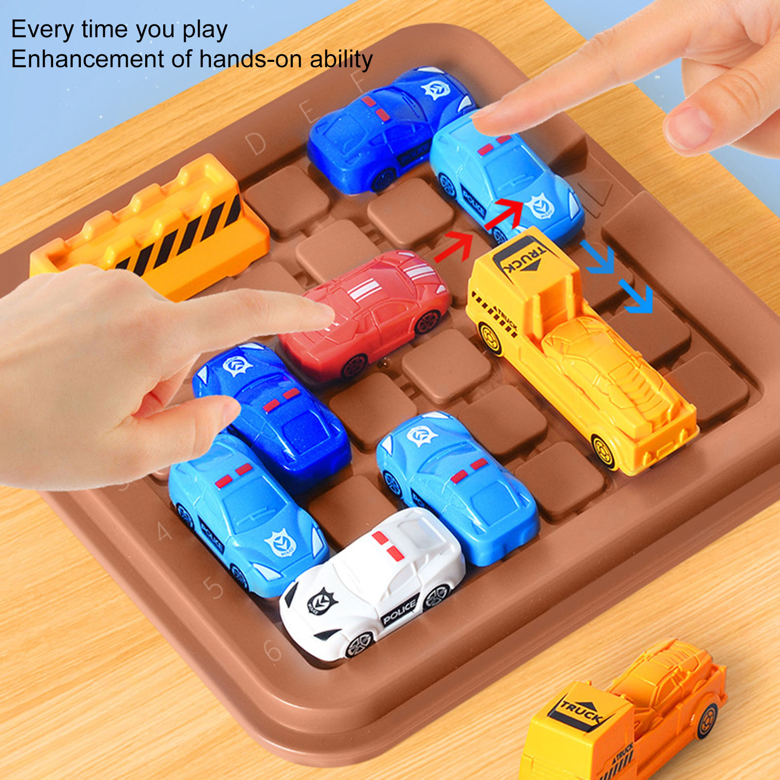 Traffic Jam Toy Improve Concentration Traffic Jam Logic Kids Toy