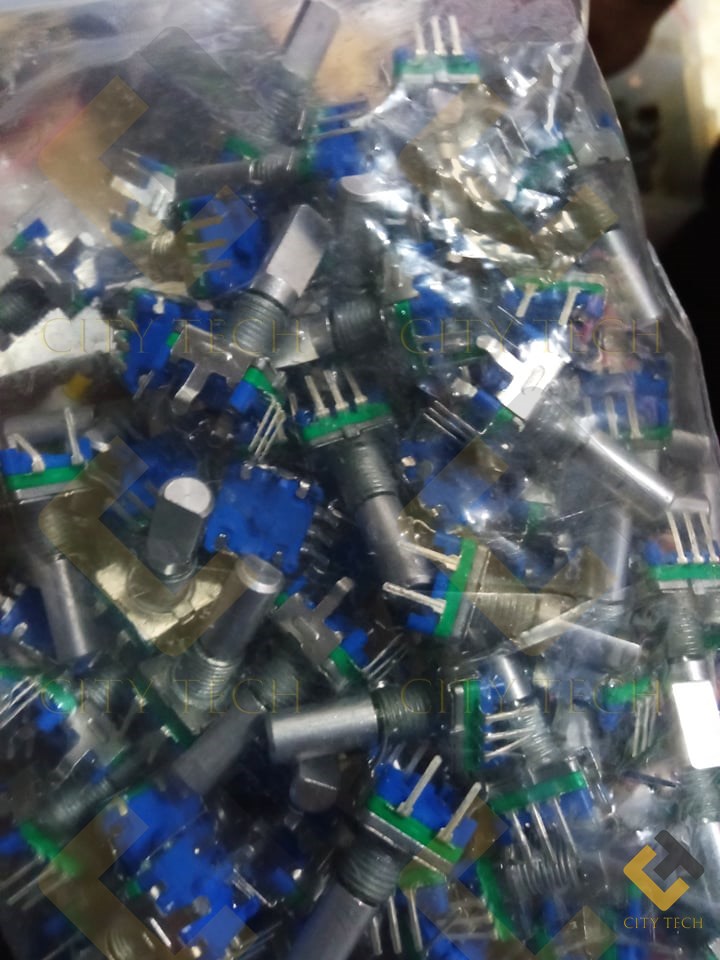 Half Shaft 20mm Rotary Encoder Code Switch Digital Potentiometer 20 Pulse Mechanical Rotary Encoder Flat Shaft Through Hole. 