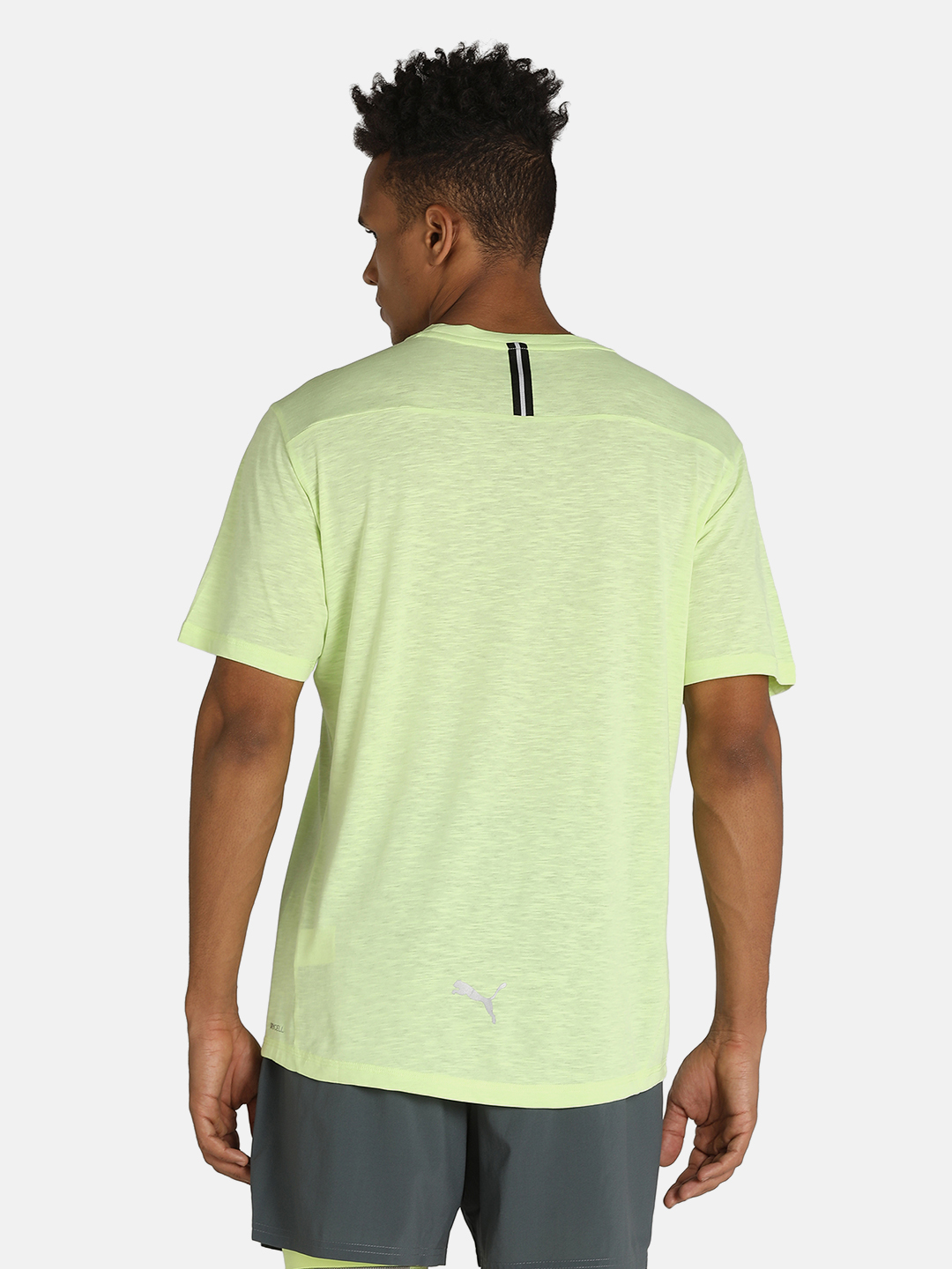 PUMA RUN LOGO SS TEE M Tee for Men. 