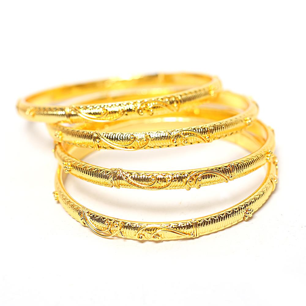 Ladies Rose gold plated Bangles 4 pics 