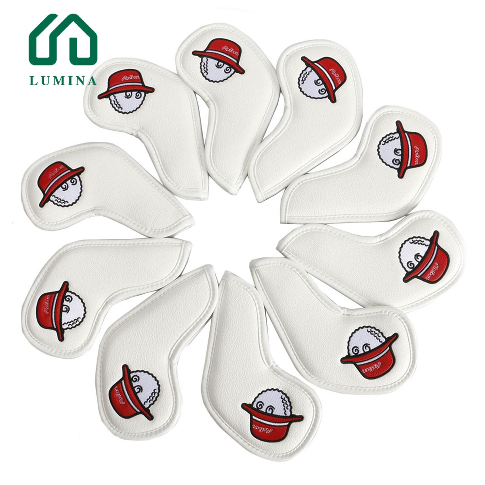 Lumina Golf Club Cover Delicate Embroidery Solid Color Golf Iron Head Cover. 