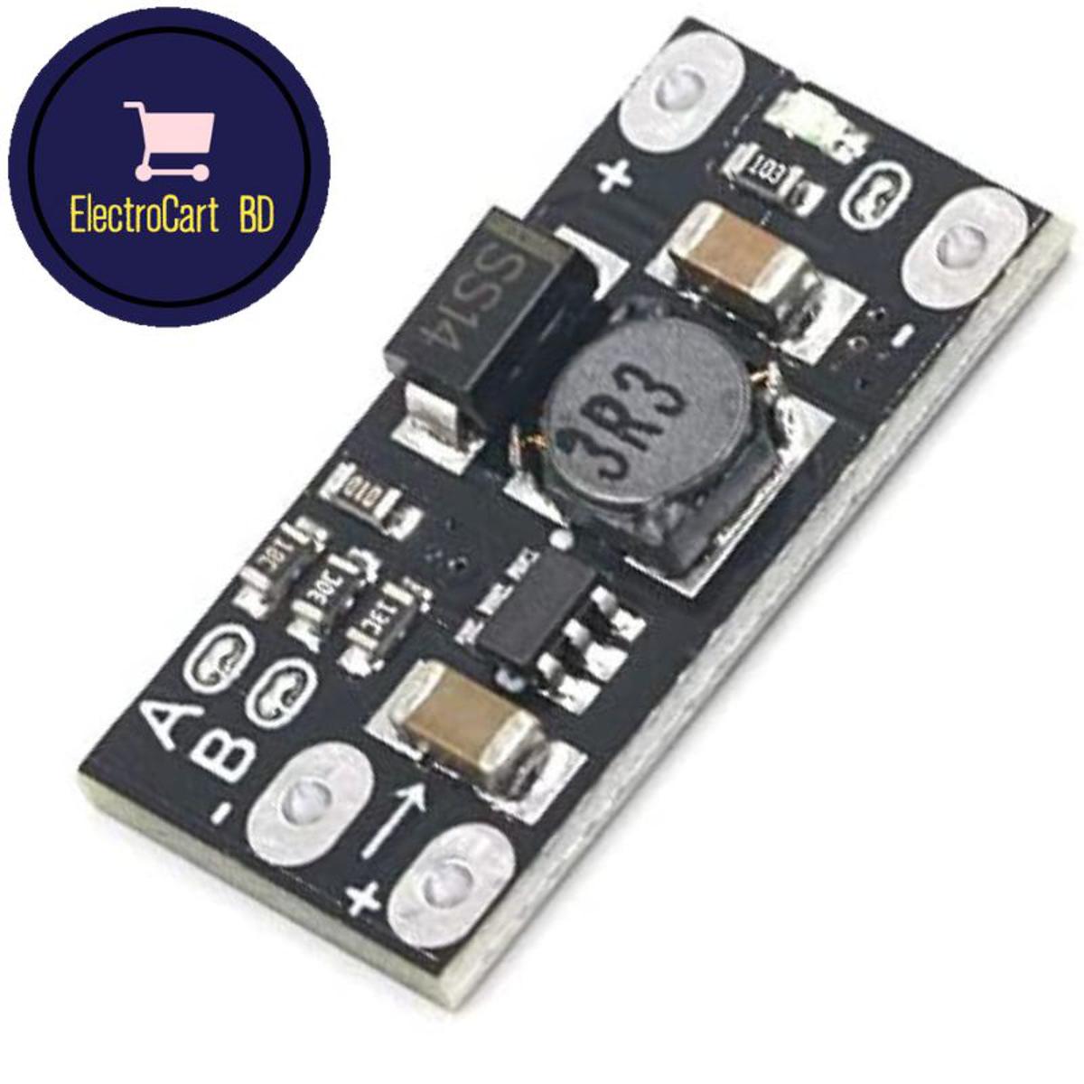 Mini DC-DC Boost Step Up Converter - Voltage Regulator PCB Board Module - Adjusts 3V to 12V - Flexible Voltage Regulation. 
