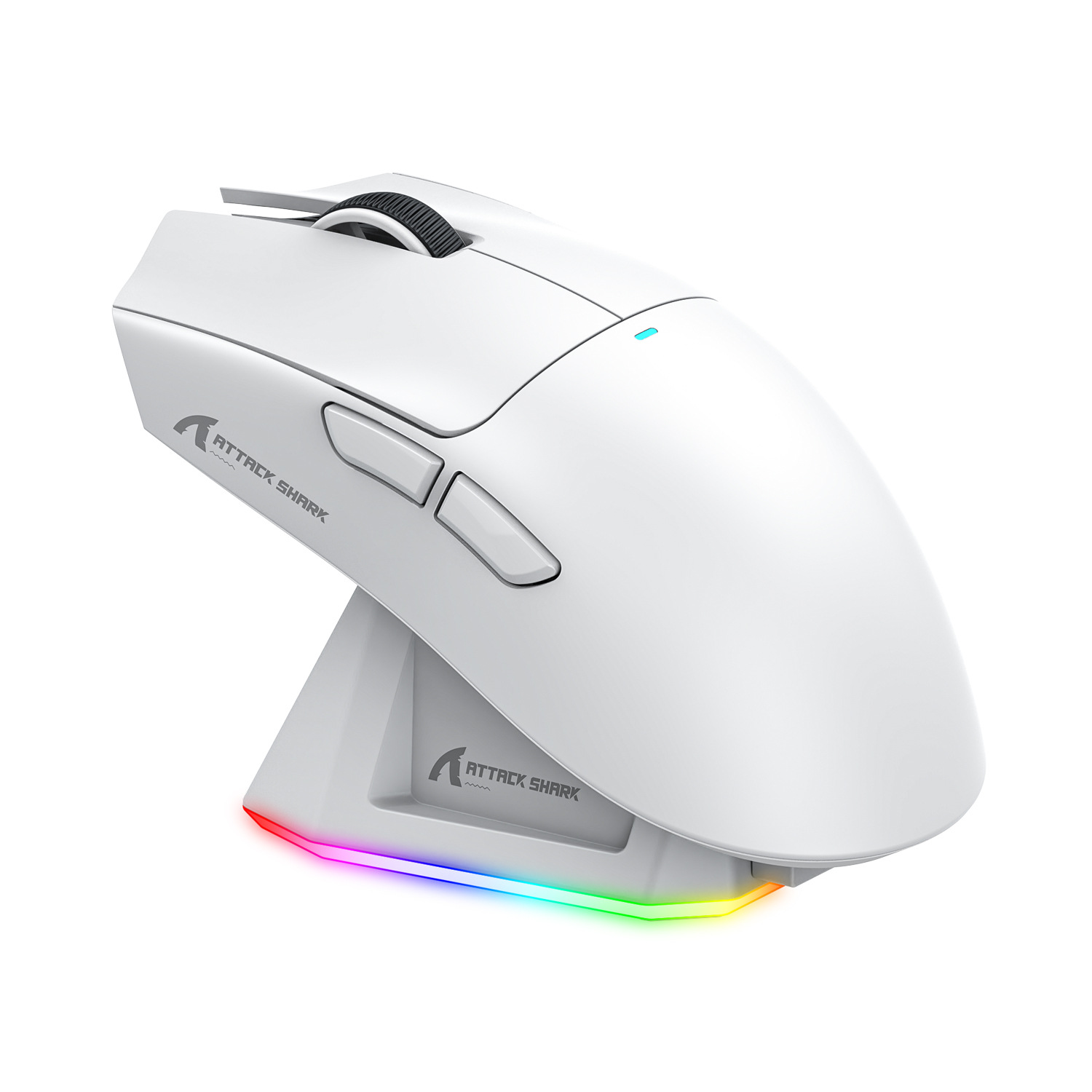 Attack Shark X11 Mouse Lightweight PAW3311 E-sports Games Three-mode Wireless Bluetooth Mouse Charging RGB Bottom. 