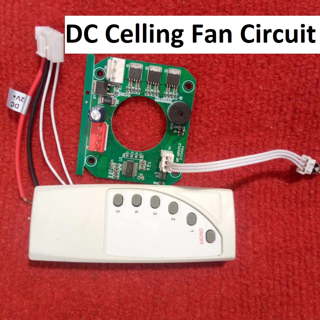 DC Remote Control DC Ceiling Fan Circuit Kit