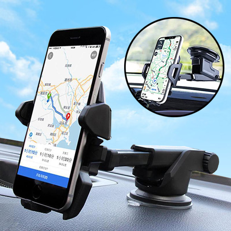 Rotatable Car Suction Cup Phone Holder Dashboard Windscreen Mount Auto