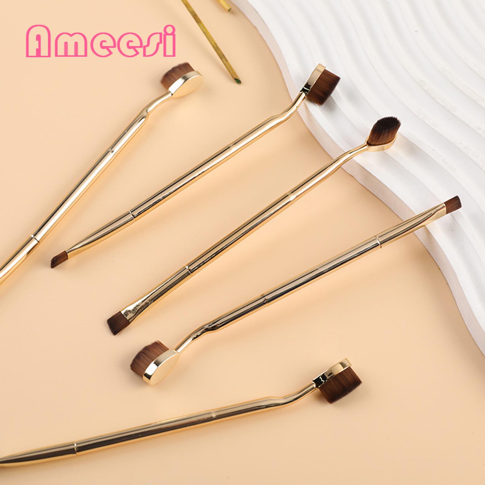 Ameesi Makeup Brush Lint-free Double Headed Multiple Uses Makeup Brush. 