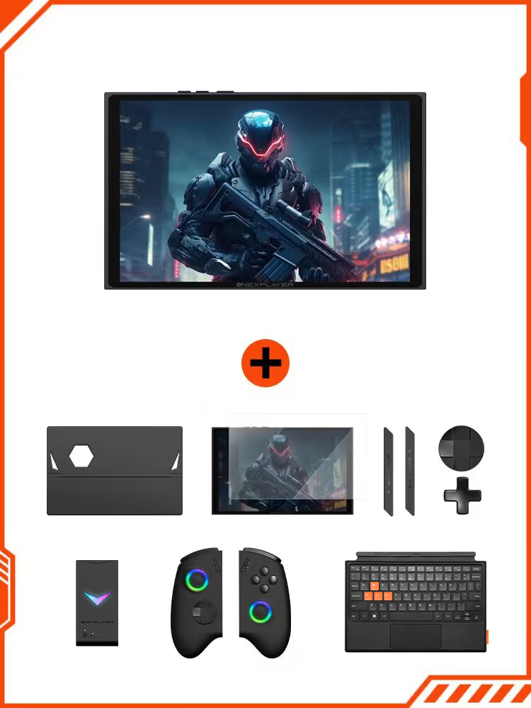 New OneXPlayer X1 mini 8.8 Inch AMD R7 8840u 2K 144hz Onexconsole Qculink Laptop Camera Gaming pc Laptop Wins Gaming Console. 