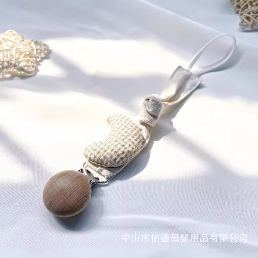 Korean-style maternal and infant products, baby pacifier chain, cute cartoon pacifier, anti-loss clip, bite bite, teether, anti-drop chain. 