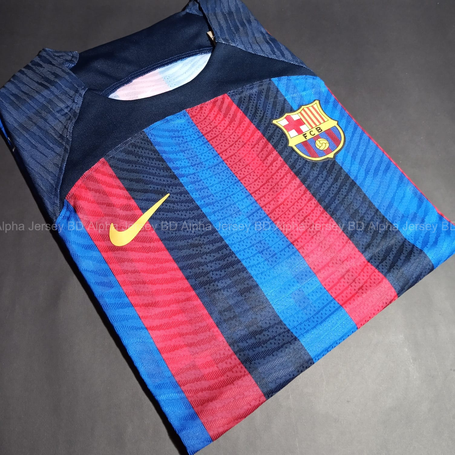 Barcelona F.C 22-23 New Player Edition Home Kit/Exclusive Player Edition Jersey/A-Grade/Made in Thailand//Alpha Jersey BD//Bright Fashions. 