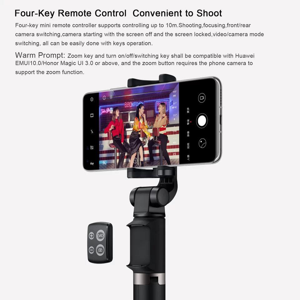 Huawei CF15 PRO AF15 Pro Bluetooth Selfie Stick Tripod Portable Wireless Control Monopod Handheld for iOS/Xiaomi Phone. 