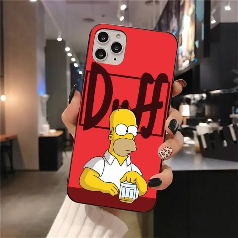 Funny Cartoon Homer Simpson Family Phone Case For iphone 14 13 12 11 Pro Mini XS Max 8 7 Plus X SE 2020 XR cover Abandon Abandon. 