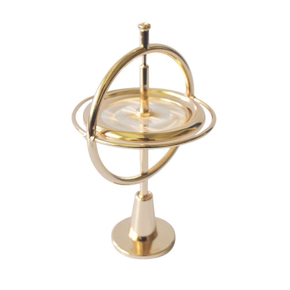 Metal Gyroscope Anti-Gravity Adult Decompression Artifact Teaching Toy. 