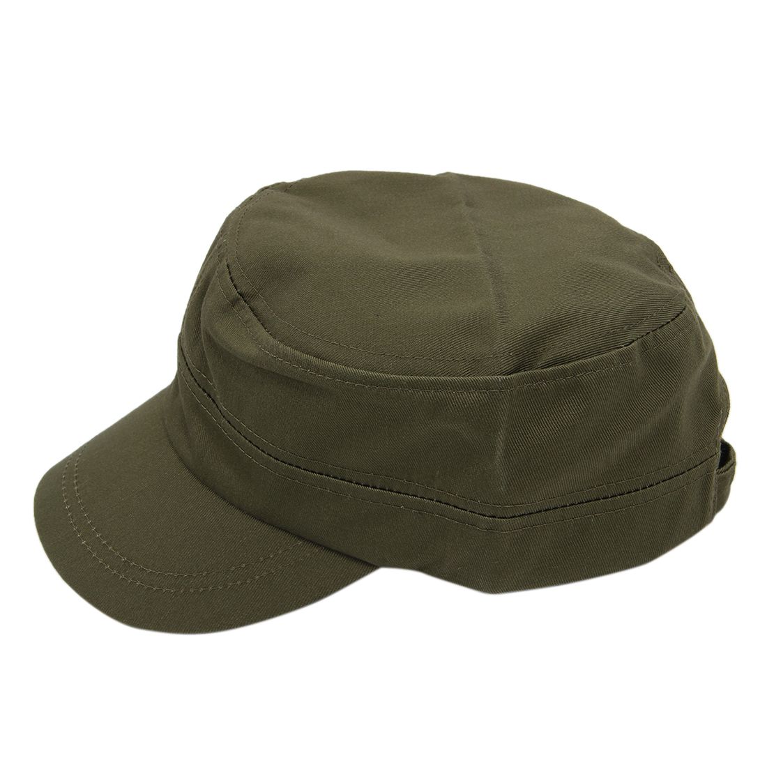 Stylish Plain Military Army Cap Castro Cadet Patrol Cap Hat Adjustable（Army Green） , Cap. 