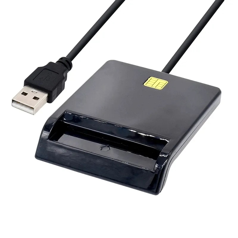 X01 USB Smart Card Reader For Bank Card IC/ID EMV card Reader High Quality for Windows 7 8 10 Linux OS USB-CCID ISO 7816. 