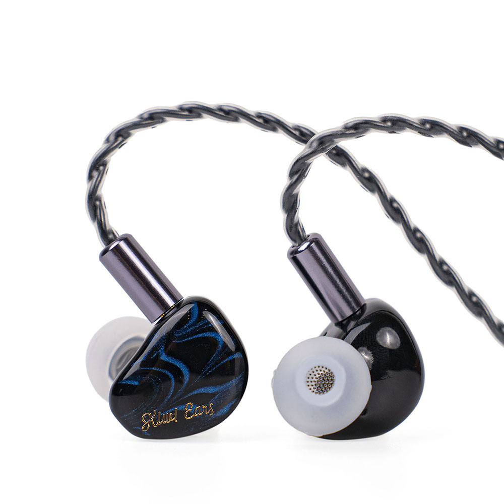 Kiwi Ears Cadenza 10mm Beryllium Dynamic Driver IEM 3D Printed with Detachable Interchangeable Plug 0.78 2pin 3.5mm IEM Cable. 