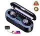 F9 TWS Bluetooth Earbuds Wireless BT 5.0 HiFi Noise-Cancelling Earphones W/1PC 2000mAh Charging Case