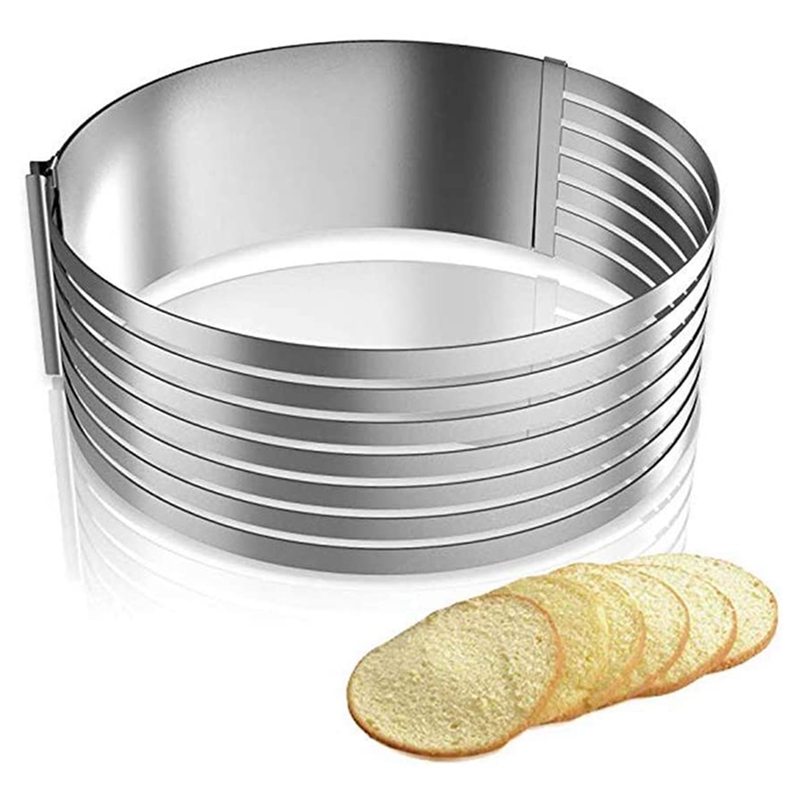 Stainless Steel Cake Ring Cutter, 6 Layer Adjustable Slicer, Slicer 最大