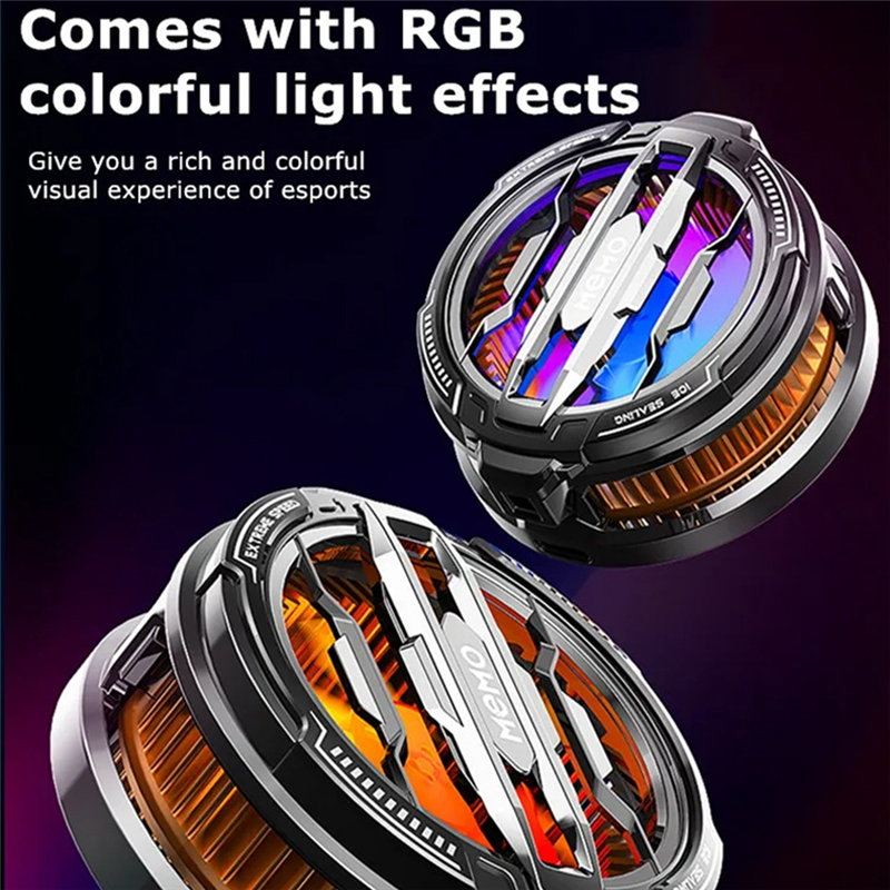 MEMO CX07 Semiconductor Cooling Fan, Magnetic Mobile Game Cooler for Android PUBG. 