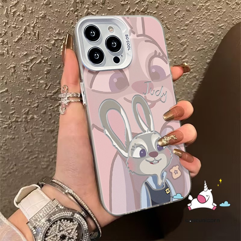 For Realme C67 C51 C53 C15 C51s C25 C20 C35 Note 50 C11 C31 C12 C17 C55 C21 C30 5s 11 9i 8i 5 5i 6i 7i C21Y C33 C25Y C20A Narzo50 Cartoon Couple Cute Judy Nick Rabbit Fox Soft Case