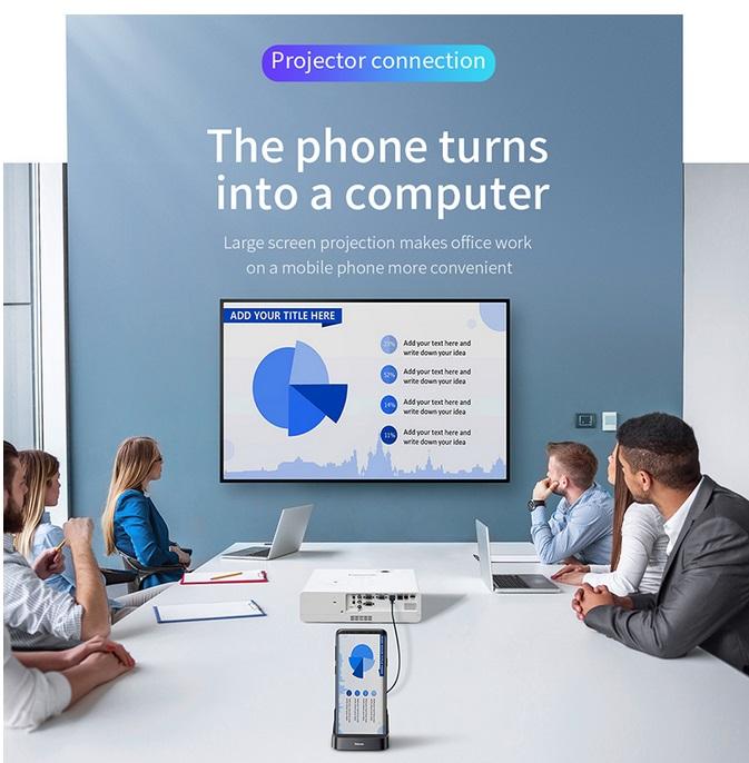 Baseus USB Type C HUB Docking Station Pad Station USB-C to HDMI Dock Power Adapter for Huawei P30 P20 Pro for Samsung S10 S9. 