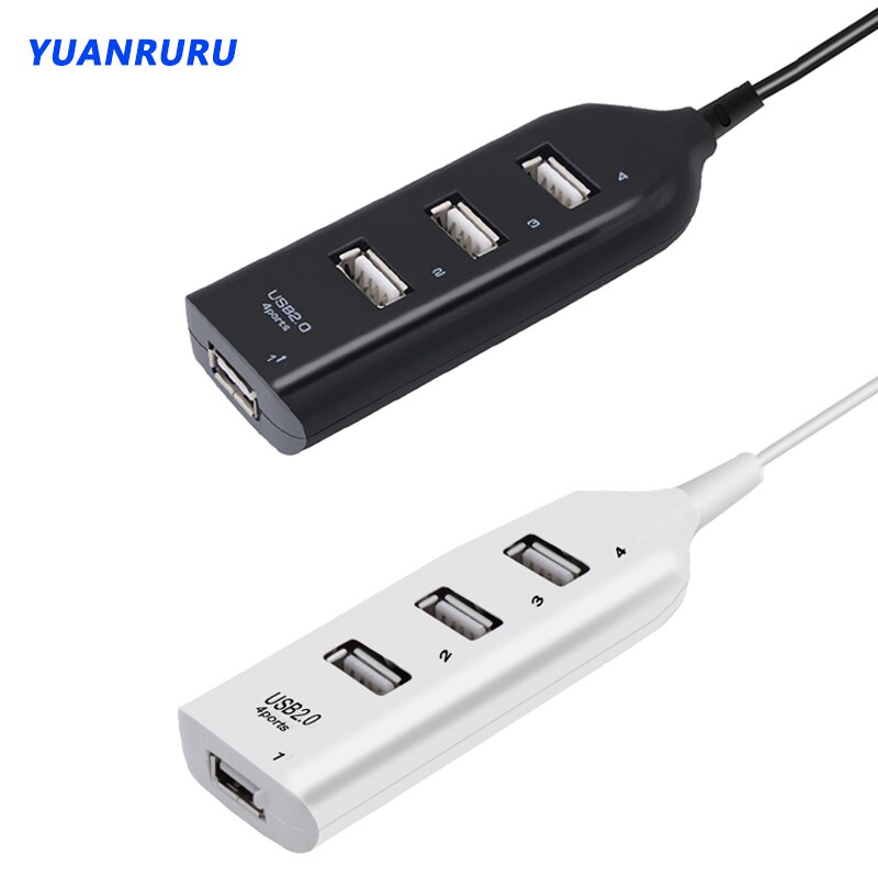 【VisioN Shop】USB Hub 2.0 Hub 4 Hub USB Splitter Hub Multiple Expander 2.0 USB Hub for Desktop Laptop PC Computer Accessories. 