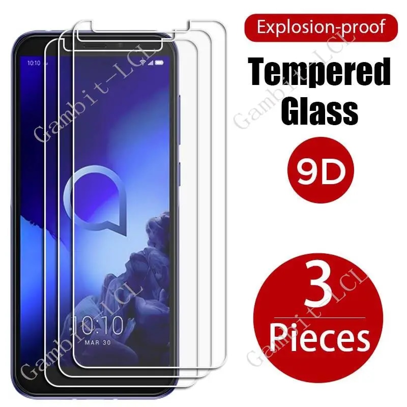 3PCS For Alcatel 1S 2019 Tempered Glass Protective On Alcatel1S 5024D 5024A 5024I 5024J 5024F 5.5 Screen Protector Cover Film