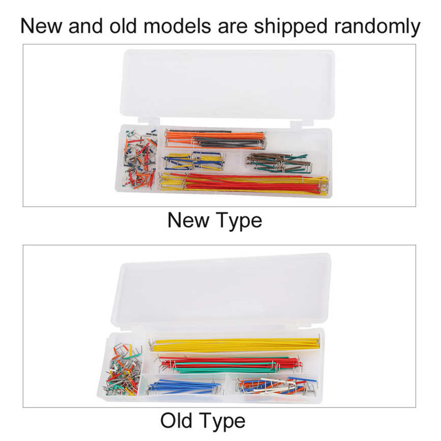 Breadboard Jumper Wire Kit 140pcs U Shape Solderless Cable Box for DIY Shield