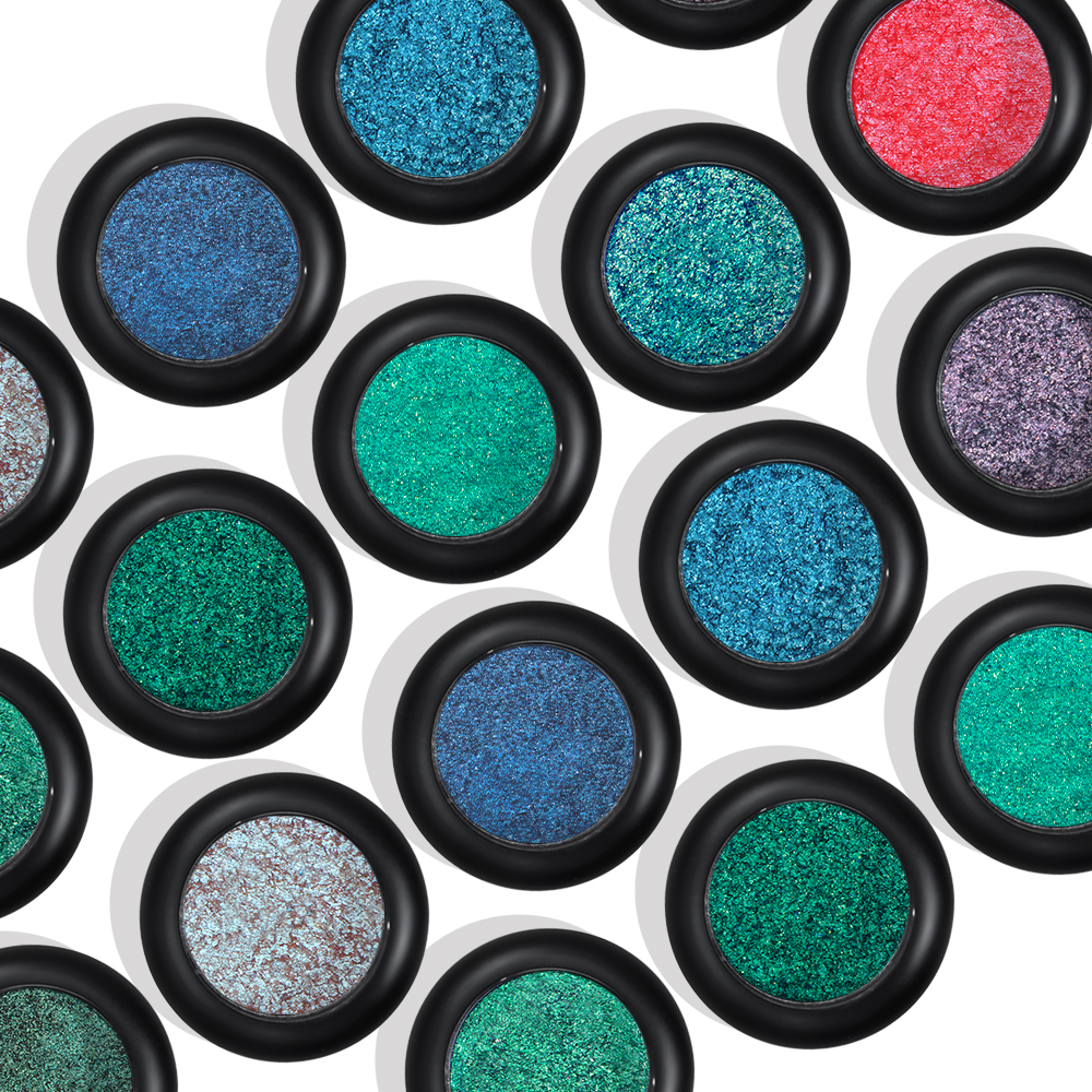 Latei Posies Bivanfe High-Pigmented Multichrome Eye Shadow Powder Multichrome Shifting Pigments Duochrome Chameleon Eyeshadow Chrome Powder. 