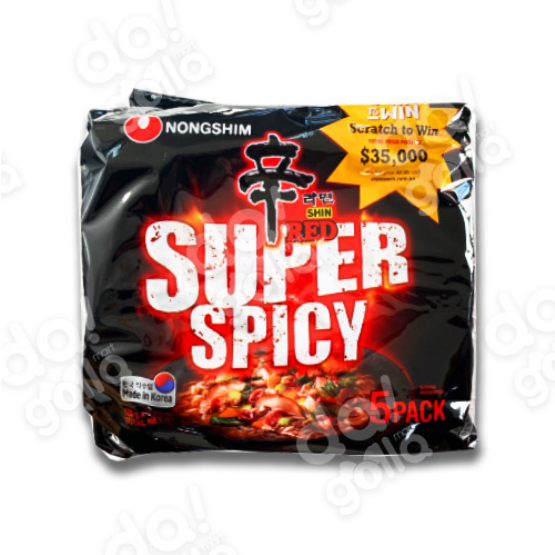 Nongshim Shin Ramyun Red Super Spicy 120g*5