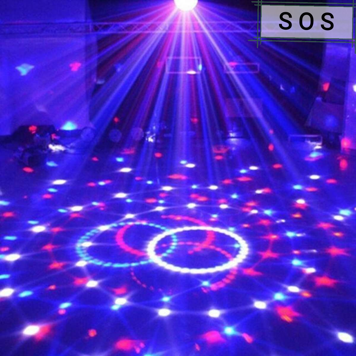 Disco DJ Party LED Light Bulb (Multi-Colour). 