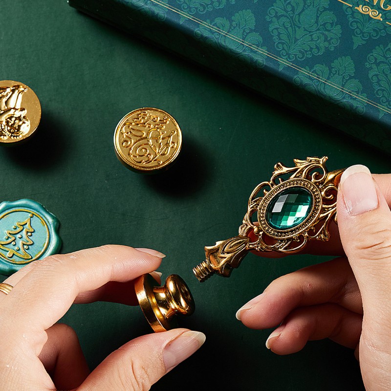 RHS Online Fire Paint Seal Wax Set DIY Handmade Seal Envelope Sealing Wax Stamp Ancient Seal Post Decorative. 