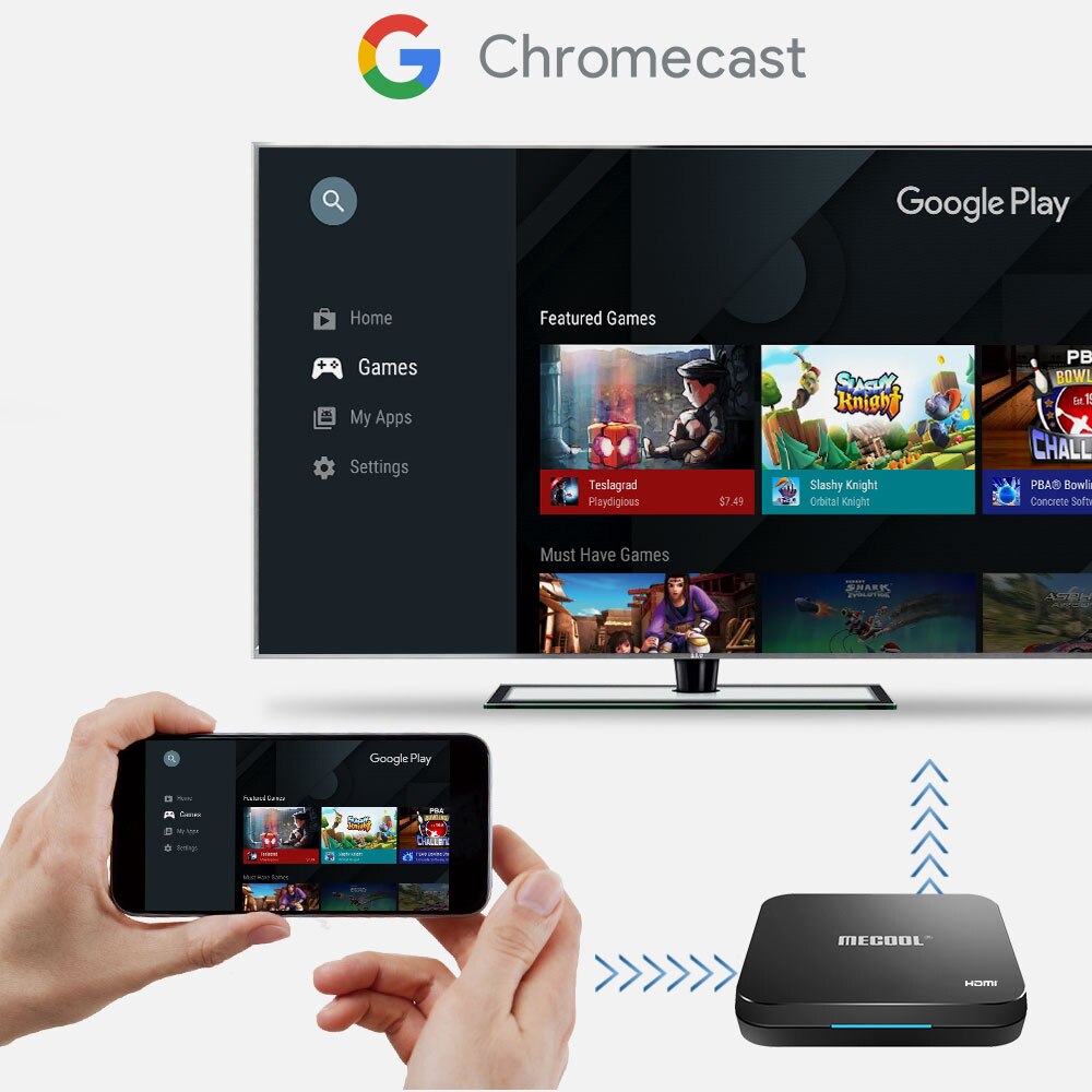 Mecool KM9 Pro Classic Google Certified Amlogic S905X2 Android 10.0 2G 16G 4K HDR Cast Voice Control Android TV Box Prefix. 