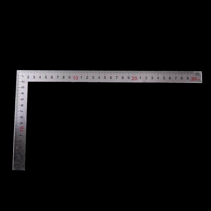 Stainless Steel 15x30cm 90 Degree Angle Metric Try Mitre Square Ruler Scale. 