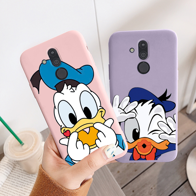 for Huawei Mate 20 Lite Phone Case Mickey Minnie Mouse Daisy Donald Duck Stitch Cute Funny Cartoon Silicone Soft TPU Back Cover. 