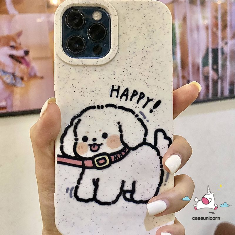 Couple Phone Case Compatible for IPhone 11 13 14 12 15 Pro Max 7Plus 6 6S 8 7 15 Plus XR X XS MAX SE 2020 Cartoon Dog Cute Puppy Creative Degradable Eco-Friendly Soft Lovers Cover. 