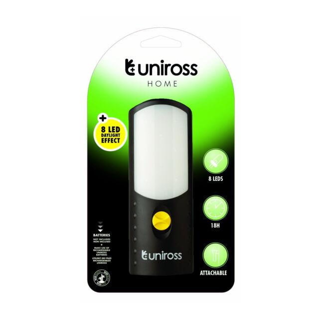 High Quality Uniross Home 8 LED Classic Torch. 