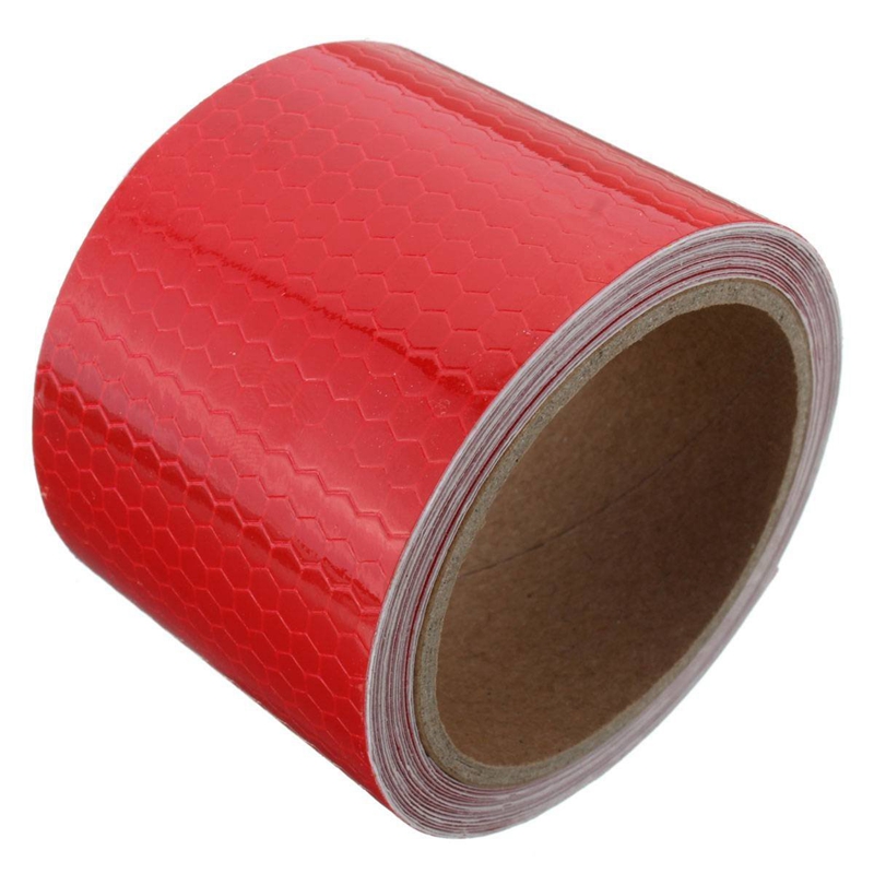 5cm x 3m Tape Warning Tape Reflector Tape Security Tape, Red. 